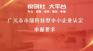 廣元市市級科技型中小企業(yè)認(rèn)定申報要求獎補(bǔ)政策