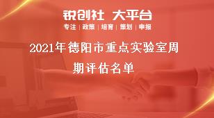 2021年德陽市重點(diǎn)實(shí)驗(yàn)室周期評(píng)估名單獎(jiǎng)補(bǔ)政策