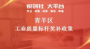青羊區(qū)工業(yè)質(zhì)量標(biāo)桿相關(guān)配套獎補政策