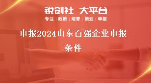 申報(bào)2024山東百強(qiáng)企業(yè)申報(bào)條件獎(jiǎng)補(bǔ)政策
