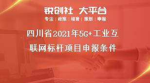 四川省2021年5G+工業(yè)互聯(lián)網(wǎng)標(biāo)桿項目申報條件獎補政策